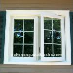 Eurpean Style glazed glass casement PVC window-W-PVC0823