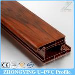 Wood color thicken upvc profiles for windows-ZY13