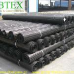 PP Biaxial Geogrid/Geogrids, Biaxial Polypropylene Geogrid with CE certificate-Biaxial polyester geogrid