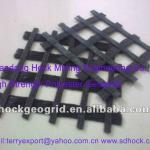 polyester geogrid 300/300 kN/m for civil engineering reinforcement,50x50mm,100m/roll-PET 300X300