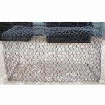 Gabion Box and Mattress with Steel Rods Insert and Single Mesh Panel-pw-slw
