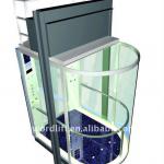 Three side glass panoramic elevator with CE&amp;Ghost-XO-G006