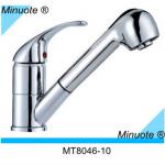 Sprayer Pull Out Kitchen Faucet With Flexible Hose-MT8046-10
