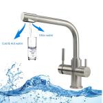 Stainless steel kitchen faucet lead free kitchen faucet-YH1018G