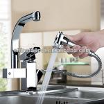 Centerset Contemporary Two Spouts Kitchen Faucet(Chrome Finish)-BE1812