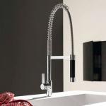 Modern spray swivel brass spring pull out kitchen tap-A-kitchen-4008