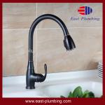 New Kitchen Sink Faucet Oil Rubbed Bronze Pull-Out Spray Swivel Spout F8006RB-F8006RB