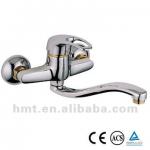 Classical Brass Wall Mounted Kitchen Taps-H602020C-M7225S
