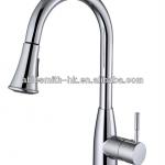 2014 New Design Single Handle Wall Mounted Pull Out Kitchen Faucet,Hot and Cold Water MIixer Tap with Neoperl Aerator ABL-F04A-2-ABL-F04A-2