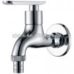 High Quality Brass Two Way Bibcock, Double Handle Bib Tap, Polish and Chrome Finish, M1/2&quot; Wall Mounted-X5600