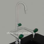 three way copper water tap for laboratory-