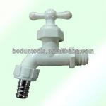good sales pvc plastic bibcock/shower faucet with metal mouth-C1008