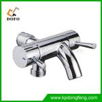 YS012 Hot sell double handle forged brass bibcock wash machine faucet-DF-YS012