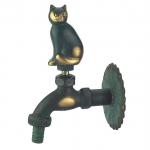 golden durk brass animal garden water tap-A-25016