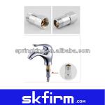 Chrome low flow water saving aerator for faucet and shower-SK-WS804 water saving aerator