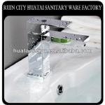 2013 New Single Hole deck deck mounted copper square basin water Faucet Includes Metal Pop-Up Drain Assembly faucet-OU-7500