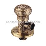 solid bronze bathroom fitting brass triangle valve BS7797-BS7797