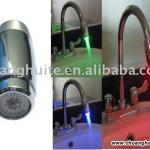 Glow Flow Temperature Kitchen Tap LED Faucet Light-CHT-1112