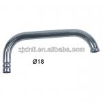 18MM Diameter Basin Faucet Spout, Brass / S.S Material Faucet Spout, U Shape-X4535