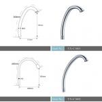 stainless steel 201# faucet spout-YX-C1601/1602/1801/1608