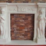 cheap marble fireplace at discount sale indoor fireplace-Fireplace