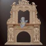 Antique Marble Fireplace ,Stone Fireplace,Marble Mantel-CFMFP-29