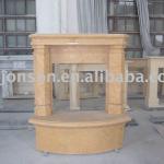 beige marble fireplace-fp