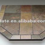 cleft slate hearth pad and stove board-