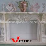 Marble Fireplace Mantel-