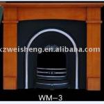 wooden fireplace mantel-WM-3