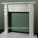 marble fireplace mantel, fireplaces (customied accept)-lianhuistone