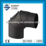single wall and carbon steel chimney flue pipe: 90 degree elbow-single wall,5&quot; -8&quot;