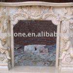 Natural Stone Fireplace Manufacturer-Fireplace