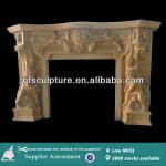 Italian Neo Classical marble fireplace shelf-QF-Alice-FP110