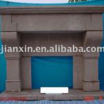 Marble Human Fireplace Mantel, Marble Fireplace Mantel-