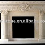 Stone Fireplace Mantel-M302