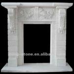 Marble&amp;Granite Fireplace-