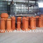 Chimney pot - Clay chimney base - Chiminea pots - Fireplace: for construction &amp; building engineering.-GVP2011-1070