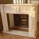 Stone Fireplaces, Marble Carving Fireplace Mantels-313