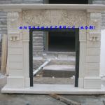 marble fireplace, stone fireplace, stone carving fireplace, sandstone fireplace, granite fireplace, indoor fireplace, fireplace mantel-wj003