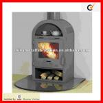 steel wood fireplace-K-06