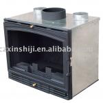 wood burning insert stove with metal cover-TST017A with cover