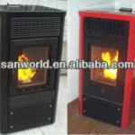 New Design Portable pellet stove with oven,indoor fireplace heater-SAN68A