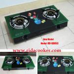 India Model 2 burners Glass Top Gas Cooker (RD-GD053)-RD-GD053