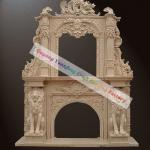 indoor decoration marble fireplace-QY-CF-FP1038