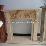 glace and uniqe indoor fireplace/home stone indoor fireplace-