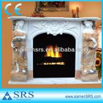 Elegant Carving Marble Fireplace-fireplace100