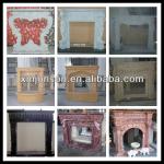 All kinds of Marble Fireplace Mantel and Surround Styles-MARBLE FIREPLACE JSBL-001