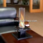 Table top ethanol fireplace-Twist