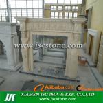 Hoooot sale cheap caved natural indoor marble fireplace-